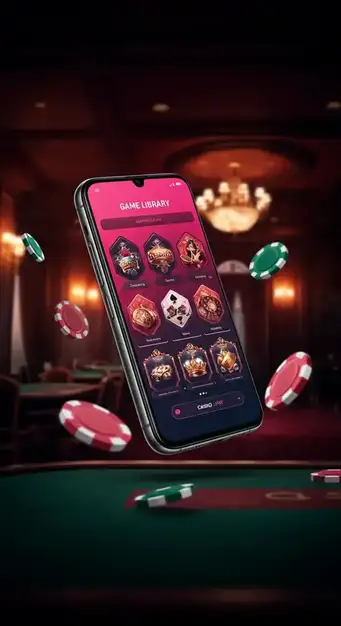 Interface moderne de la ludothèque de Gambiva Casino affichant une sélection variée de machines à sous et de jeux en direct.